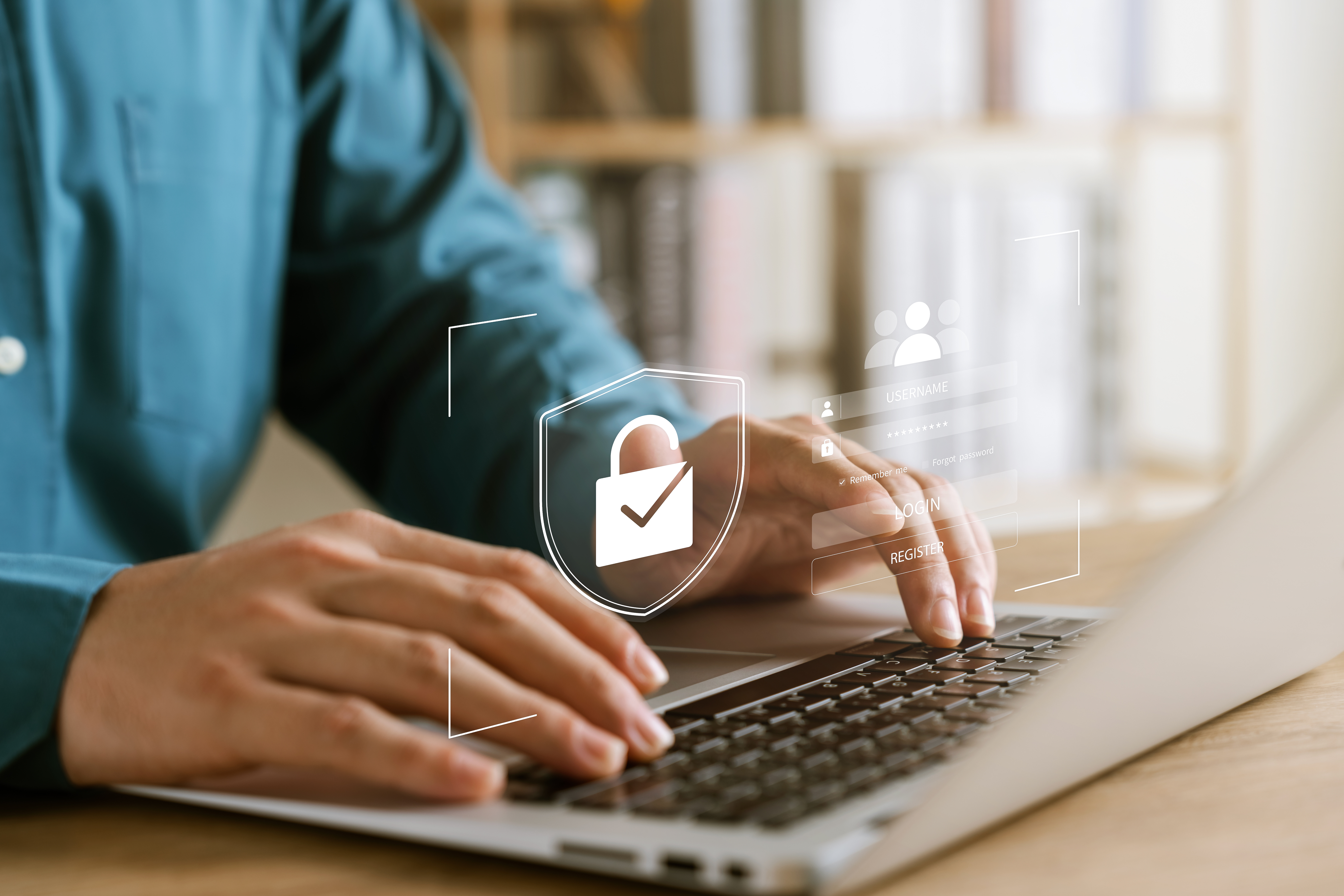 Privacy and compliance themed corporate imagery