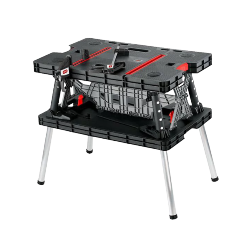 Keter Folding Workbench Workstation with Clamps