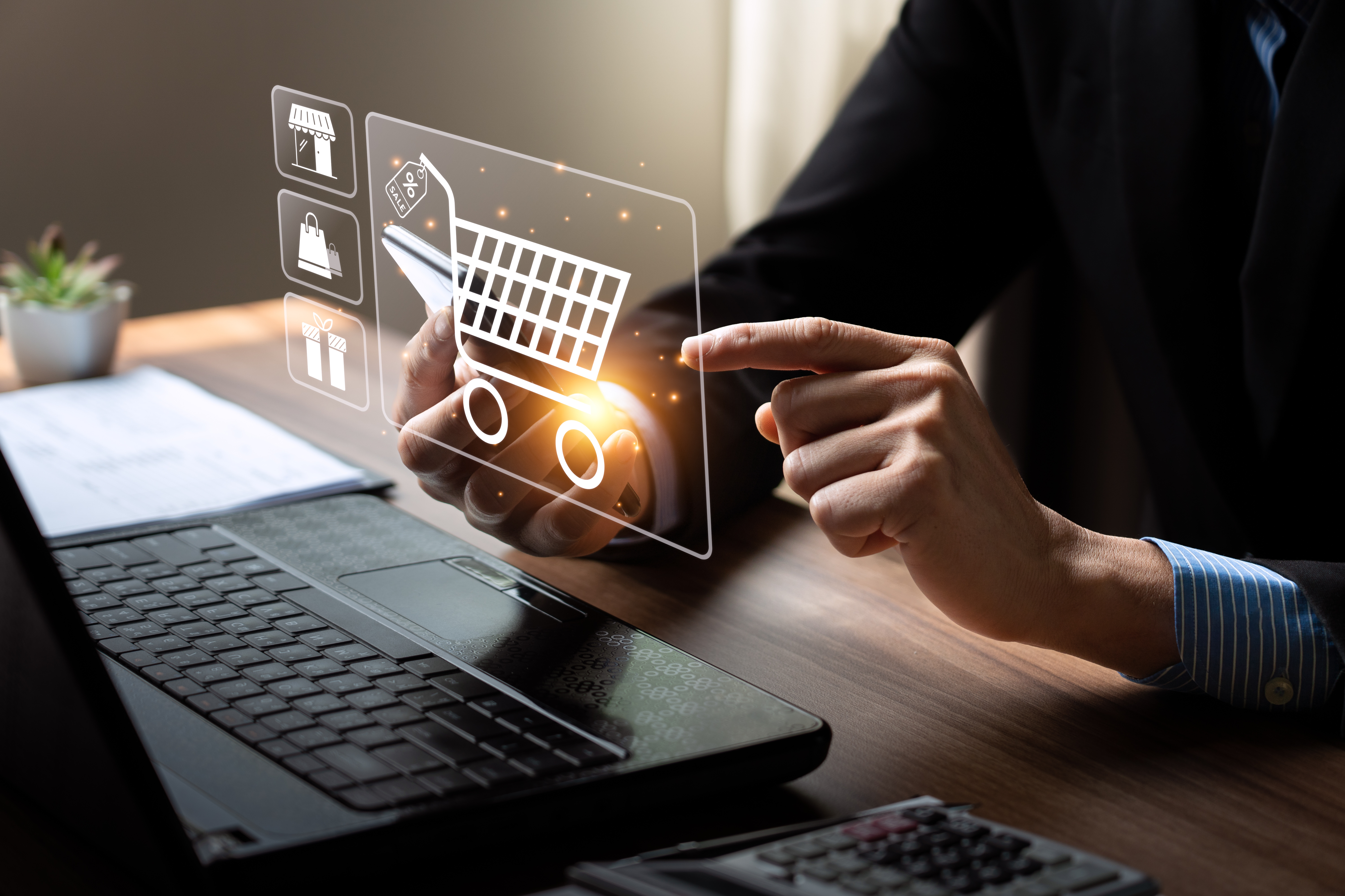 Dedicated e-commerce ordering portal