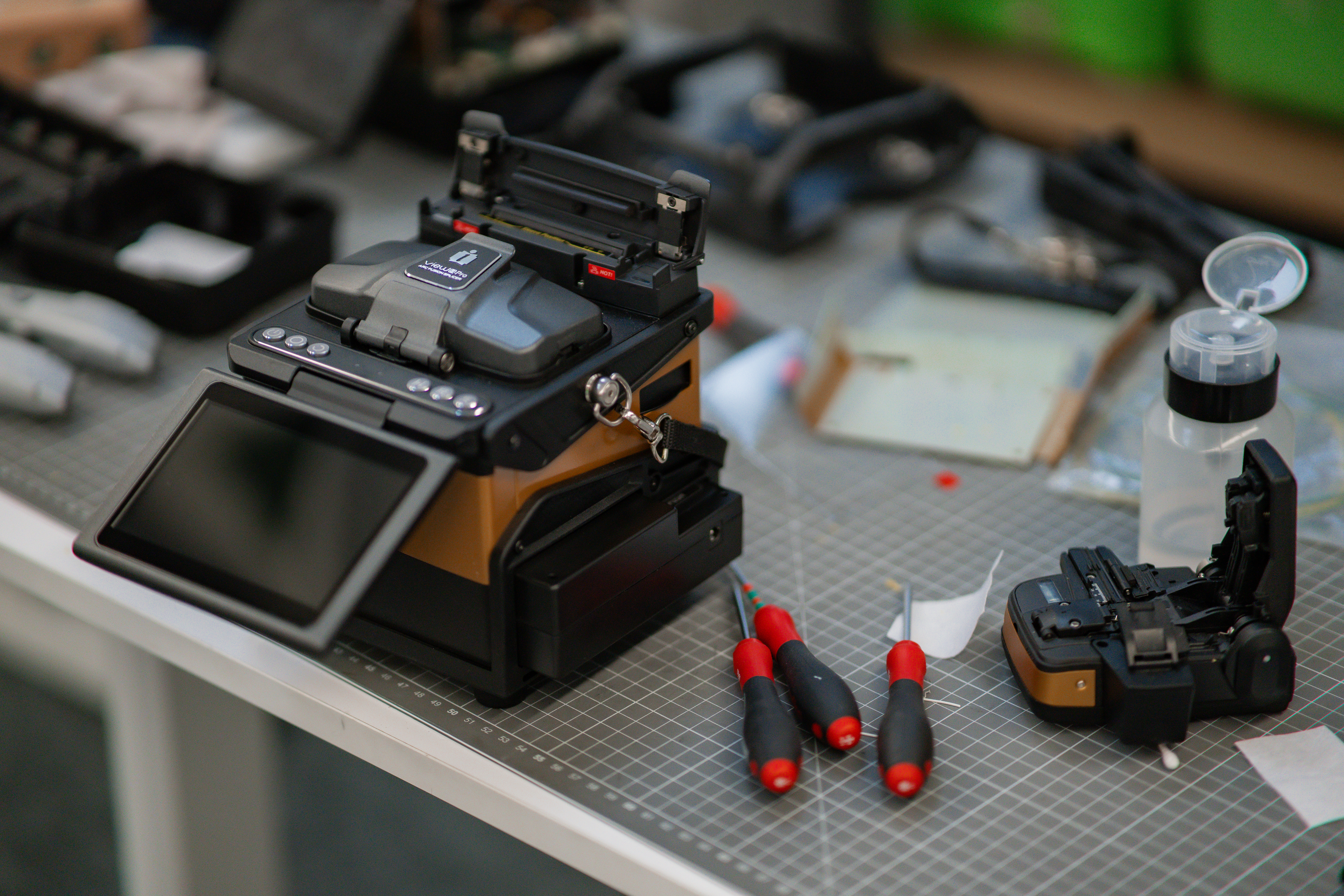 GDU and fusion splicer calibration