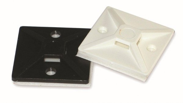 Cable Tie Base MB2A 13x13mm (max 2.7mm) Black