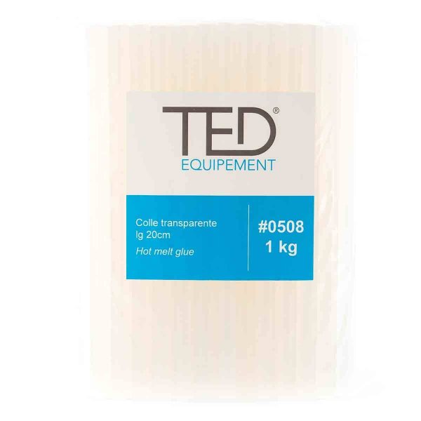 TED® Hot melt transparent glue - length 20cm diameter 12mm