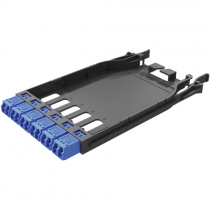 IANOS® Patching module, single size, Base-2, 6x LCD adapter blue, single mode
