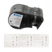 Labels Fibre Optic PP (BK on WT) 30mm x 40mm BMP51 Brady