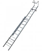 Roof Ladder Double Section 2.94m - 4.67m 11+9 rungs