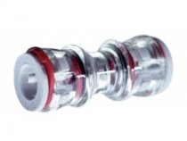 Microduct Connector Straight Clear - 16/12mm