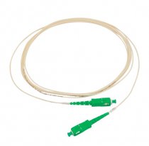 Optical cord SX SC/APC-SC/APC G.657A2 Ø1.6mm White Lg 3.5m