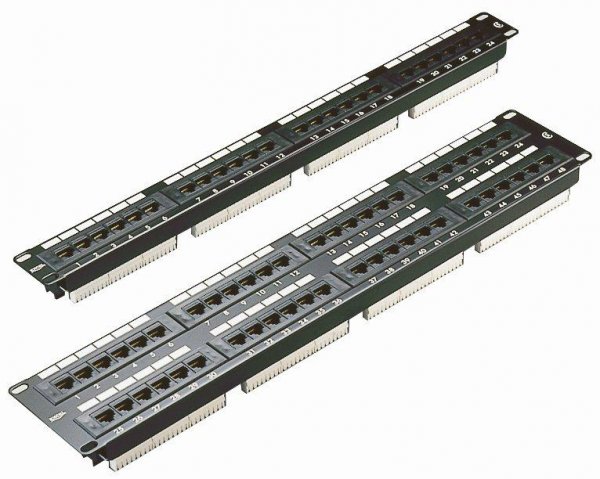 Patch Panel Cat 6 Unshielded 48 port 2U