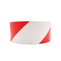 Tape Hazard Warning Red/White - 50mm x 33m