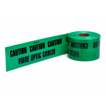 Caution Fibre Optic Cable Below Warning Tape - 150mm x 365m