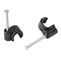 Cable Clips 14mm Black - Pack of 100
