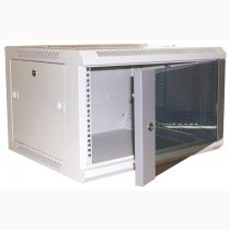 Cabinet Wall Mounted 390mm 12U Black