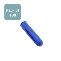 Blue Rawl Plugs 10mm - Pack of 100