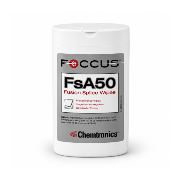 FsA Pre-Saturated Fibre Optic Wipes - Pack of 50