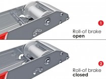 Cable Drum Roll-Off Rails RunpoTec AS 900 - Load 1700kg - Set of 2