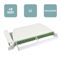 Pivoting Patch Panel 19" 1U 24FO SC/APC G.657A2