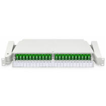 Pivoting Patch Panel – 19″ 1U – 24FO – SC/APC – G.657A2
