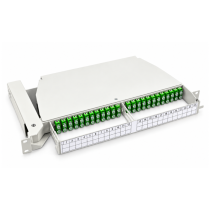 Pivoting Patch Panel – 19" 1U – 24FO – SC/APC – G.657A2