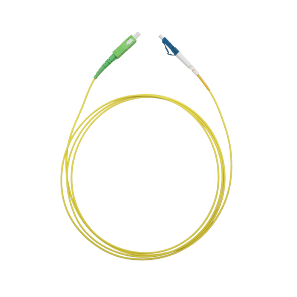 Telenco Patchcord Yellow SX LC/UPC-SC/APC G.657A2 Ø2mm - 1m