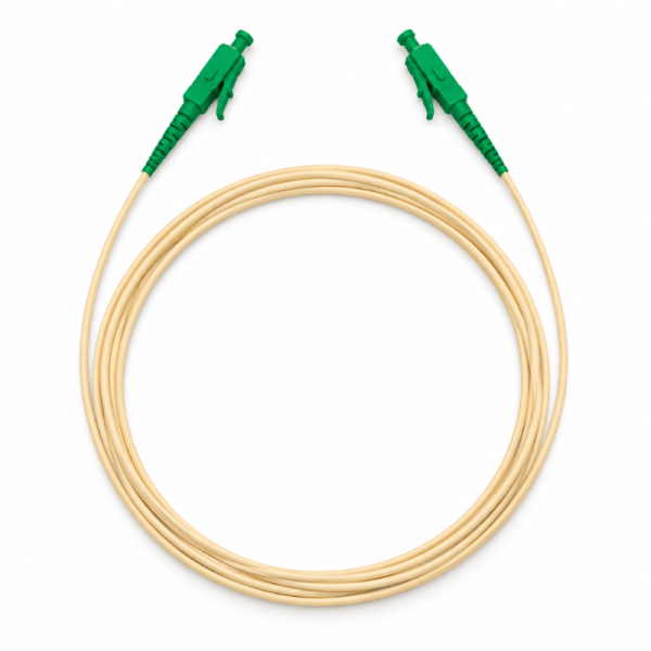 Telenco Patchcord – White – Simplex – SC/APC to SC/APC – G.657A2 – 2.8mm – 1m