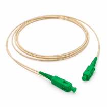Telenco Patchcord – White – Simplex – SC/APC to SC/APC – G.657A2 – 2.8mm – 1m