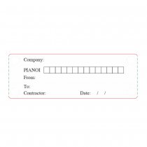 PIANOI Cabling Labels - Pack of 250 - White