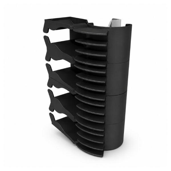 HUBER+SUHNER IANOS® Cable Manager Rear 4U