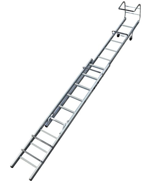 Roof Ladder Double Section 2.94m - 4.67m 11+9 rungs