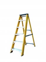 Heavy Duty Fibreglass Swingback Stepladder