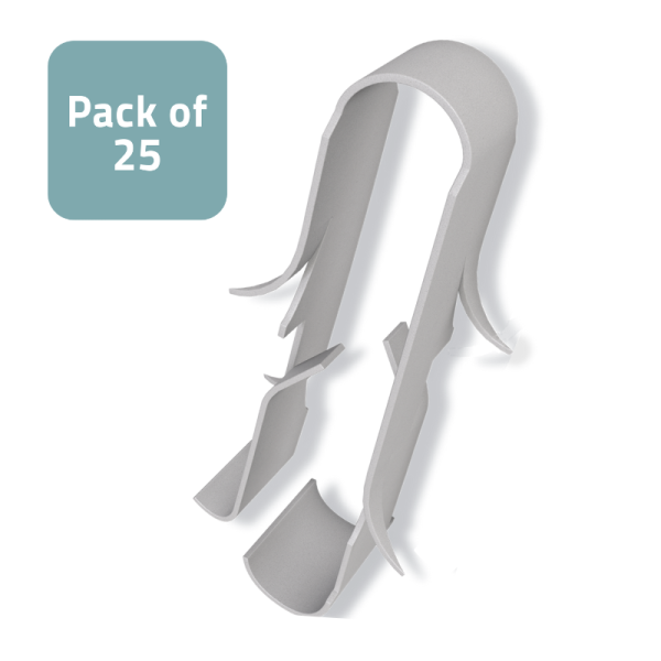 LINIAN White Nanoclip 2mm - Pack of 25