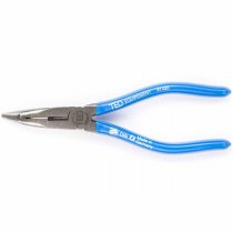 TED® long bent-nose half-round pliers