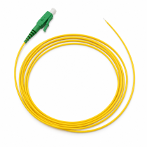 Telenco Pigtail – Yellow – Simplex – SC/APC – G.657A2 – 900µm – 1m