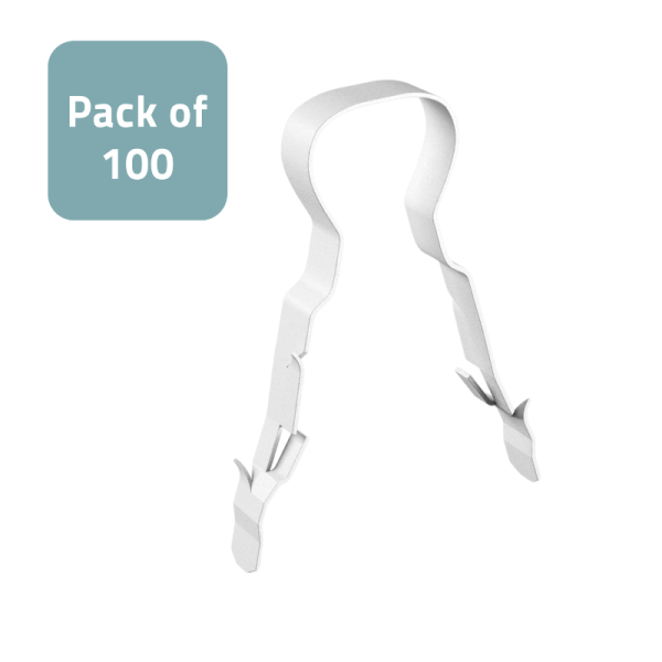 LINIAN White FireClip 11-14mm - Pack of 100