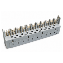 Protector Mounting 5B – 3 Pole – 10 Pair – Unloaded