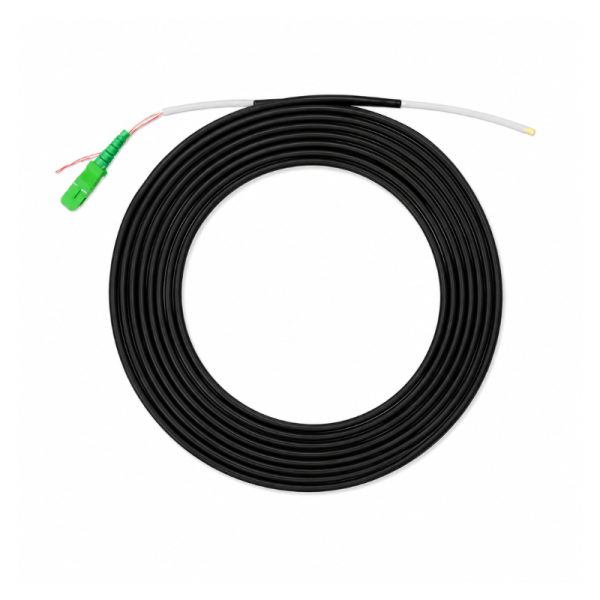Telenco Dual Sheath Internal/External Lead-In Cable 1F SC/APC - 10m Pigtail