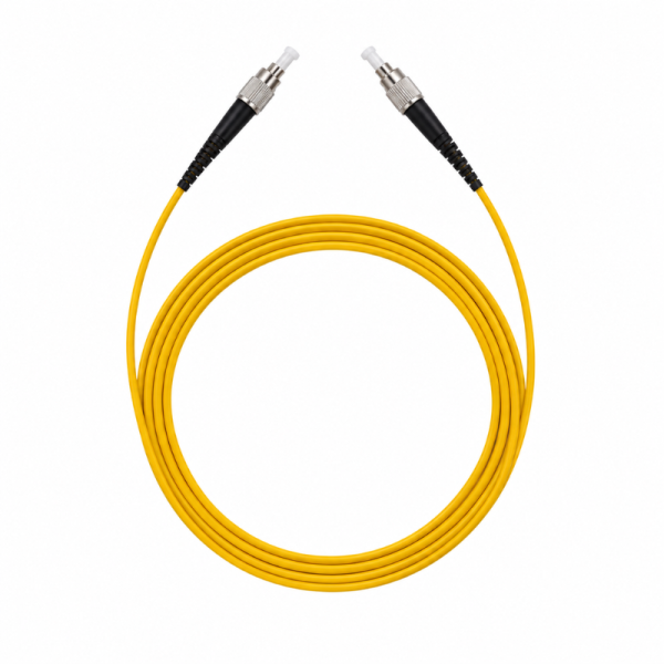 Telenco Patchcord – Yellow – Simplex FC/UPC to FC/UPC – G.657A2 – 2.0mm – 3m