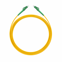 Telenco Patchcord – Yellow – Simplex LC/APC to LC/APC – G.657A2 – 2.0mm – 2m