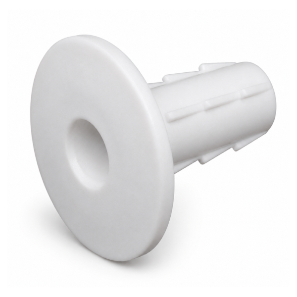 Plastic Hole Tidy White - Pack of 100