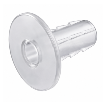 Plastic Hole Tidy Clear - Pack of 100