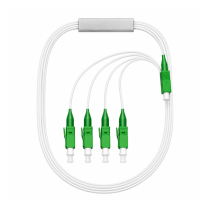 PLC Splitter 1x8 – 60x7x4mm – 900µm – 1.2m – G.657A2 – SC/APC to SC/APC