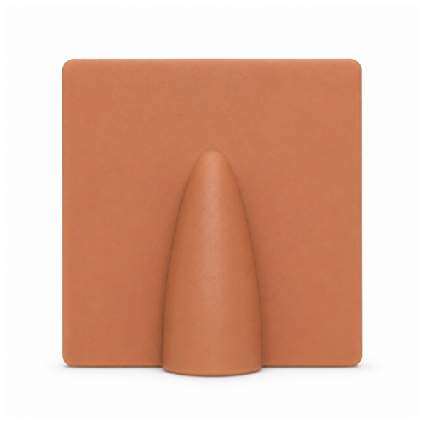 Cable Entry Exterior Cover Plate - Brown