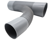 Duct PVC Swept 'T' 54/56 (96.5 - 54mm) - Grey