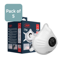 JSP Moulded Disposable Mask 532 – FFP3 Valved – Pack of 5