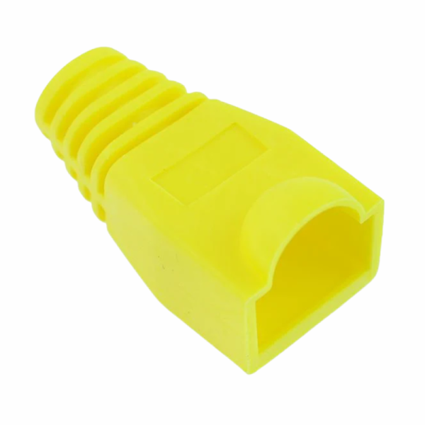 Strain Relief Boot RJ45 - Yellow