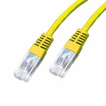 RJ45 CAT6 UTP AWG26 Yellow Cable Lg 0.25m