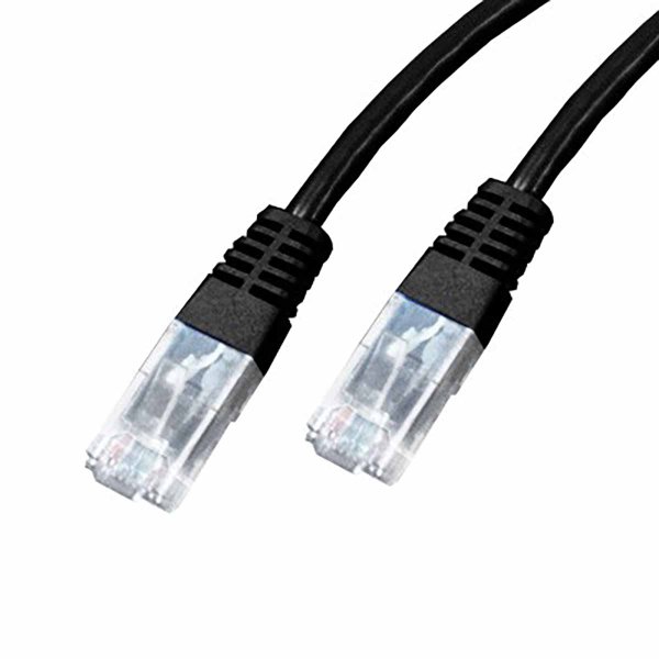 CAT6 UTP Black RJ45 Cable Lg 1.5m