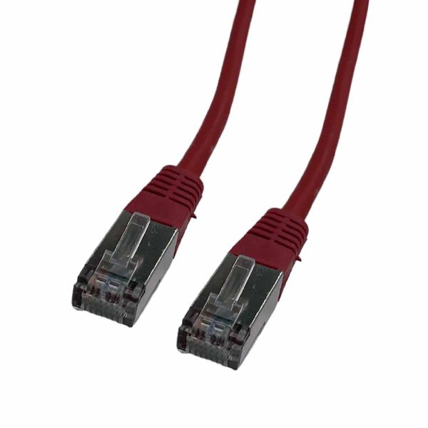 RJ45 CAT6 FTP Cable in Red, 5m Length