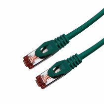 RJ45 CAT6A SSTP LSZH Green Snagless Cable with 15m Test Plug