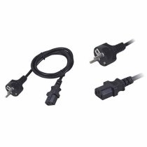 Straight 2P+T power cord / straight C13 1.80m long