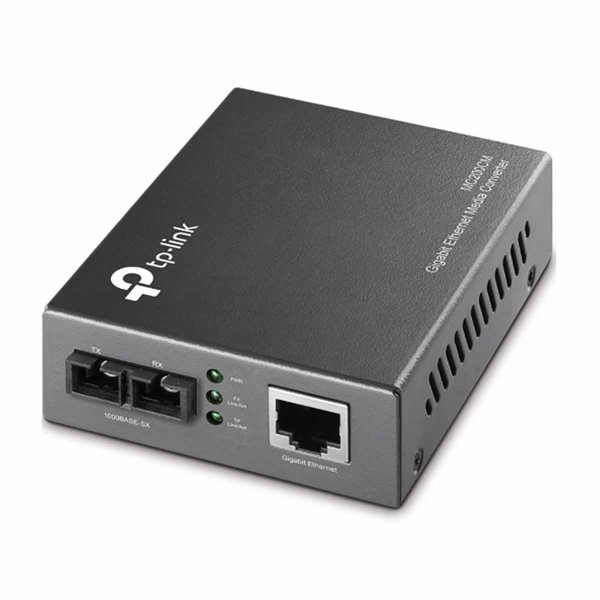 TP-LINK RJ45 Gigabit / Fiber Optic Transceiver multimode SC MC200CM